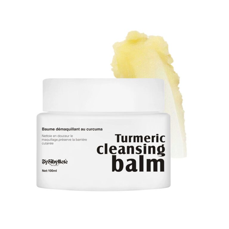 baume démaquillant au curcuma bysibyllete beauty